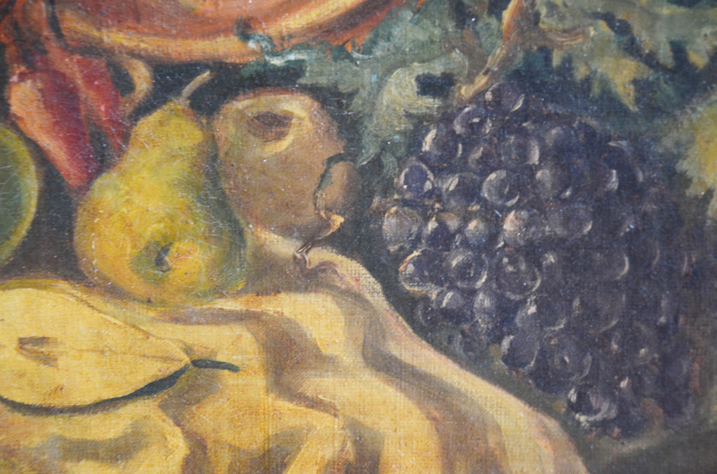 Peinture huile sur toile nature morte XXème signée Jean-Louis Mercier 93 X 67