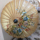 Parapluie japonais peint à la main vintage