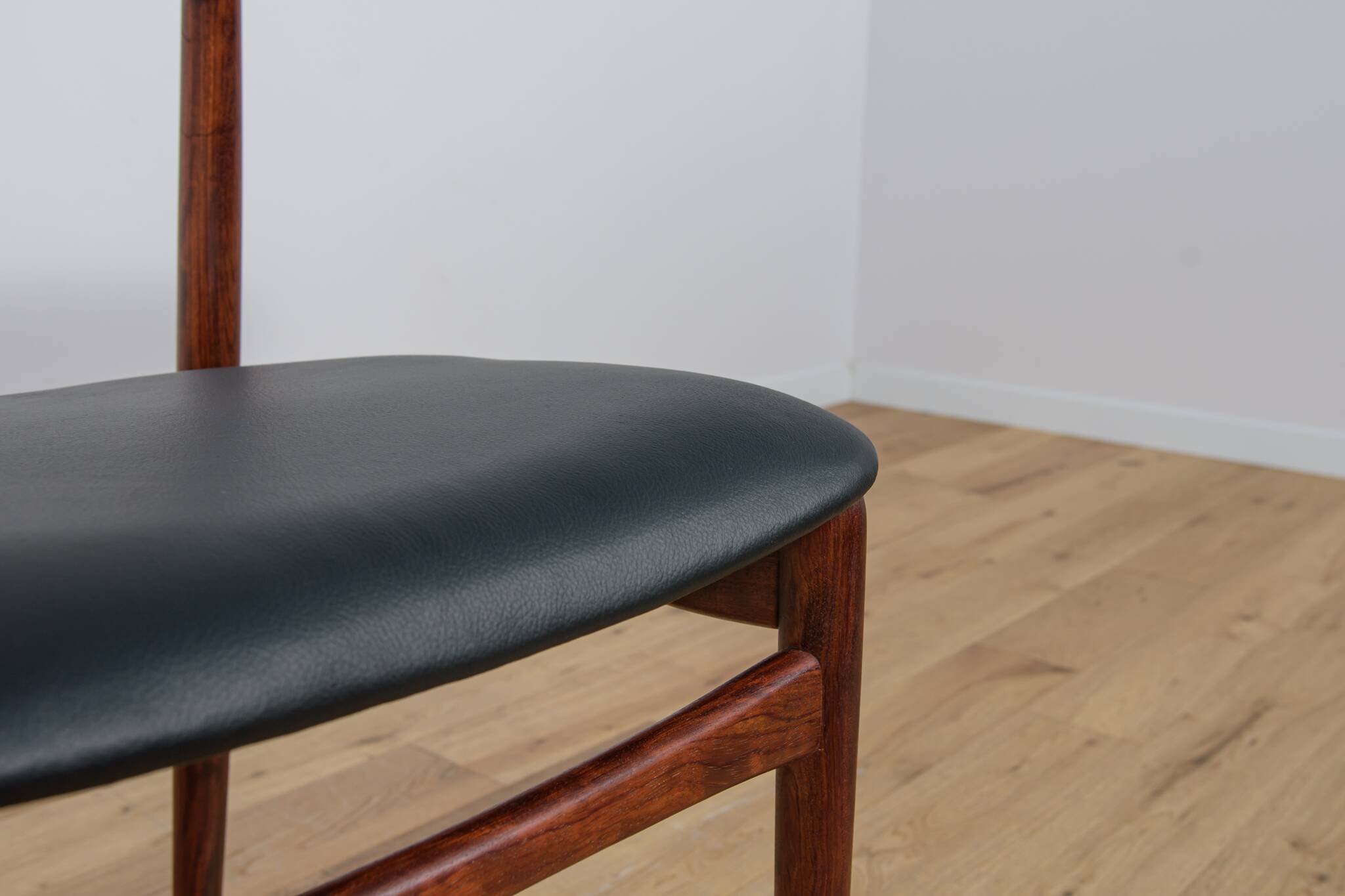 Chaises mid-century en palissandre, danemark, set de 4