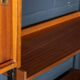 Vintage 20thc italian modular teak wall cabinet c.1960