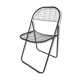 Vintage wire folding chair