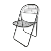 Vintage wire folding chair