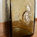 Carafe en verre bullé La Rochère 1960