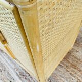 Rattan bedside table