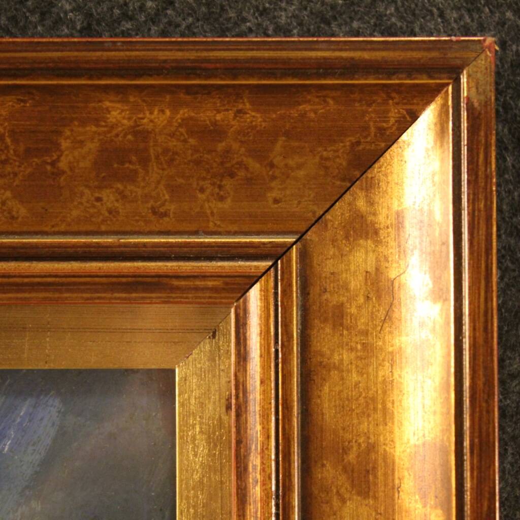 Italian painting portrait of a lady from 20th century