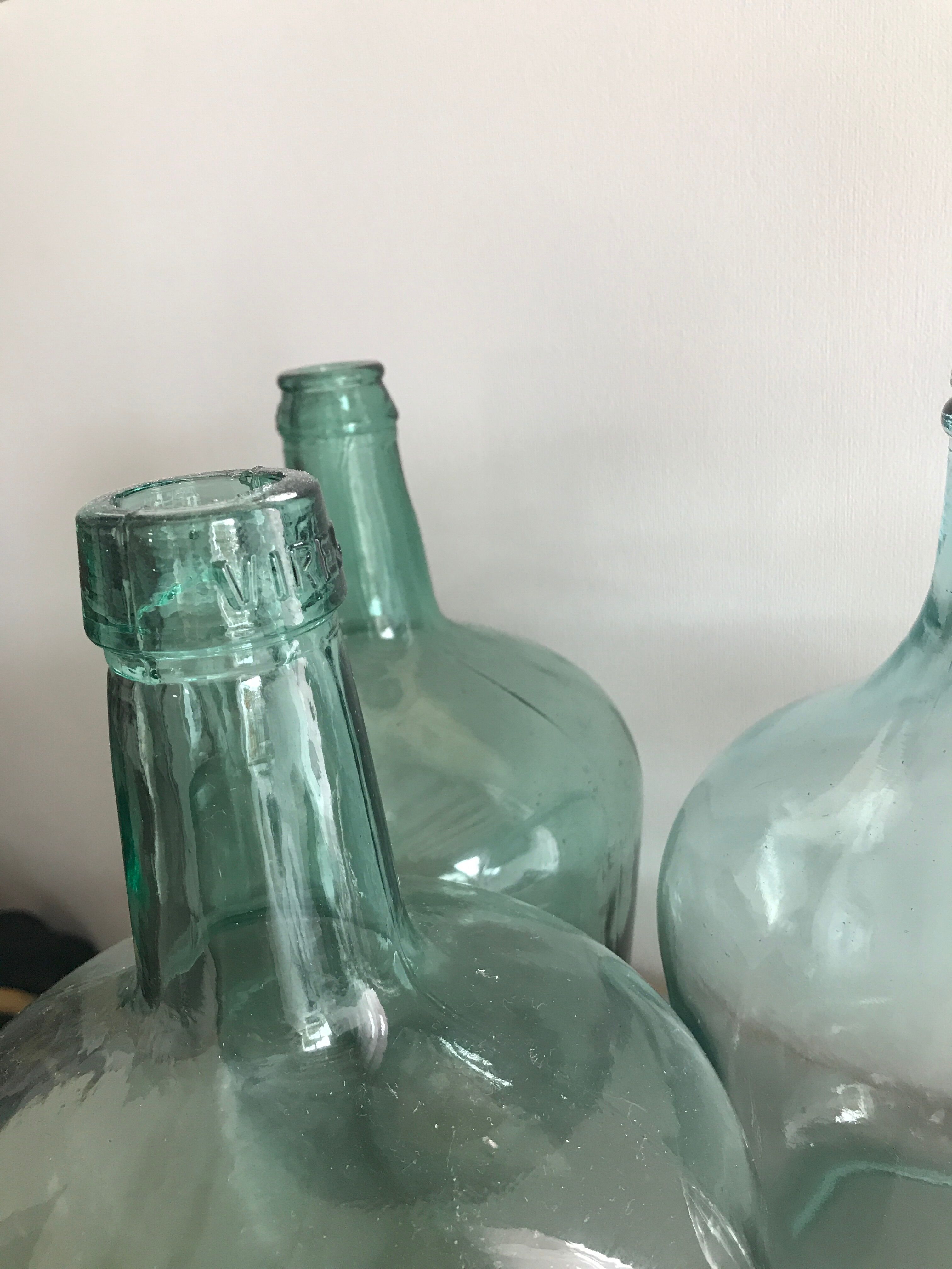 Lot of 3 demijohns
