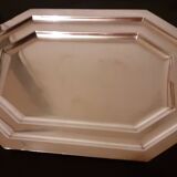 Silver metal tray 41 cm x 28 cm