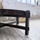 Round coffee table Roger Capron herbarium terracotta