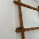 Turned wooden mirror bamboo style 1900s