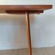 Vintage Scandinavian desk with a floating top and splayed legs - 1960.