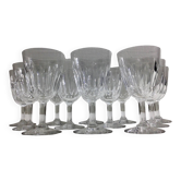 Baccarat – 12 verres à eau En Cristal De Baccarat Modèle Casino