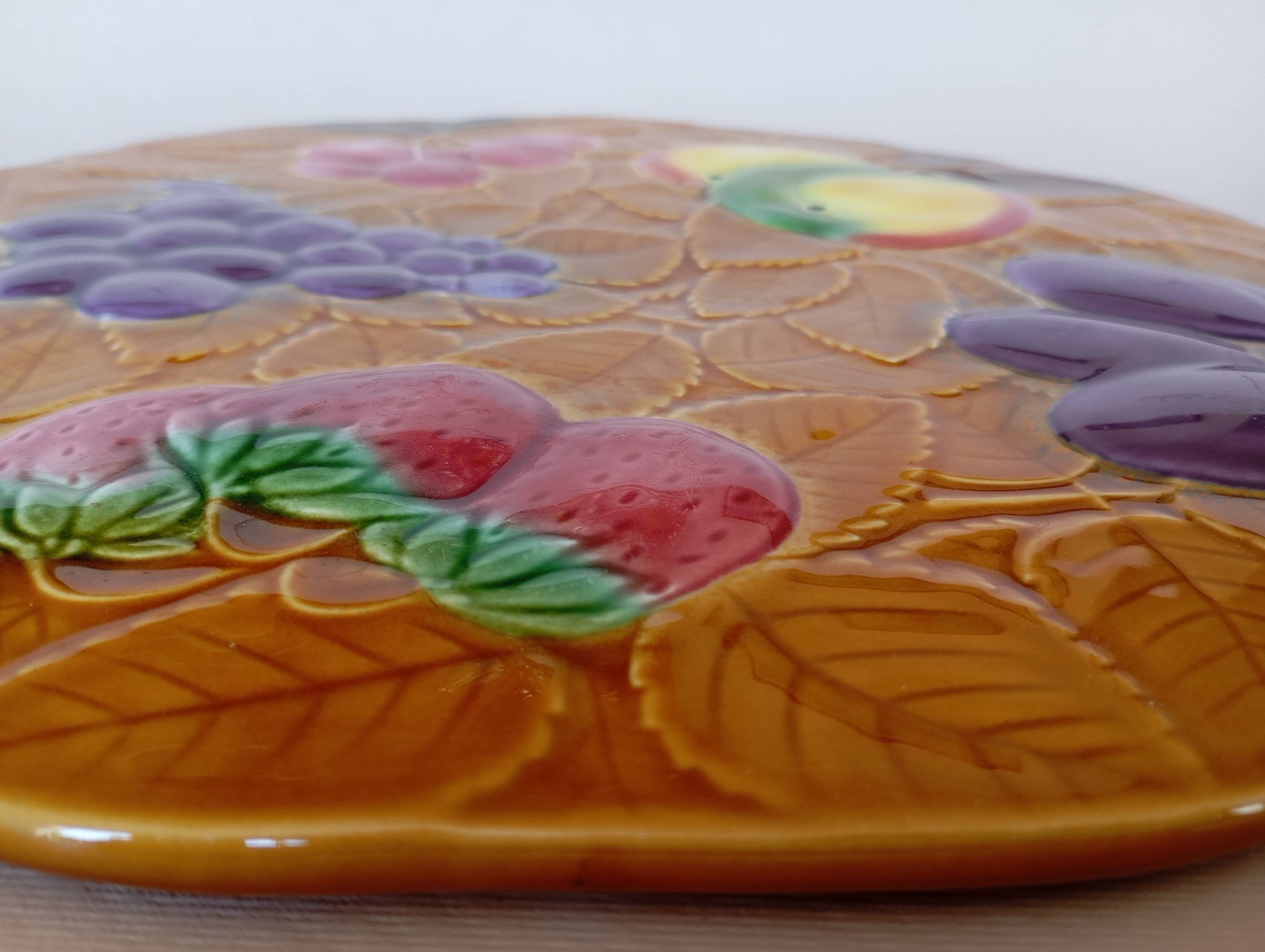 Cake service in slipware Salins les Bains
