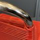 Scoubidou chair or vintage 1960 red chrome spaghetti chair