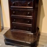 Antique 17th century walnut kneeler with drawers