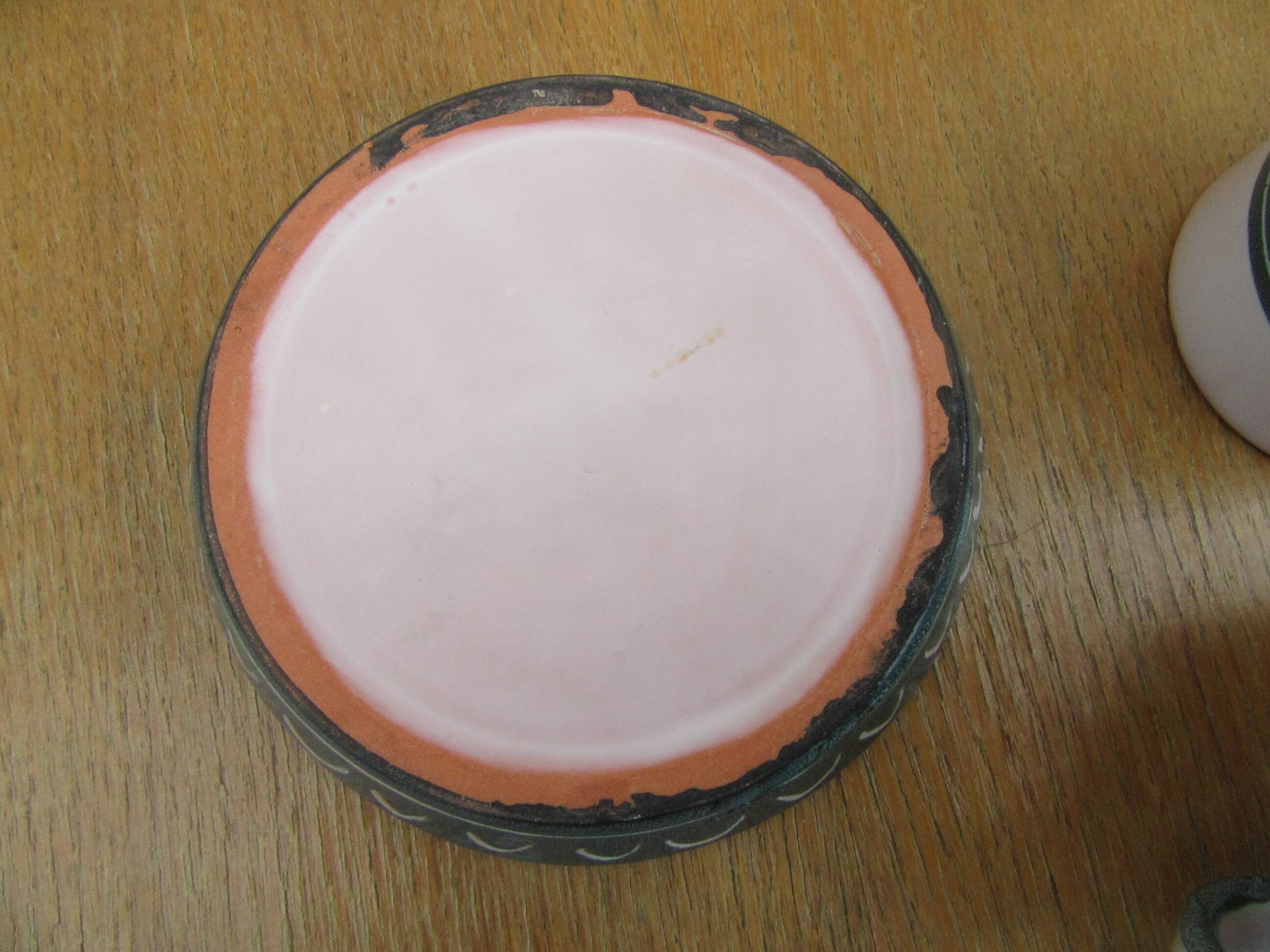 Ceramic set montgolfier yvan roy workshop - egg cup - pot - cup