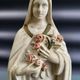 Statuette of Saint Thérèse of Lisieux | bouquet of roses and crucifix H 31 cm