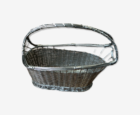 Porte bouteille vintage en métal