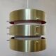 Rare Midcentury Pendant in style of Jo Hammerborg, Denmark, 1970s