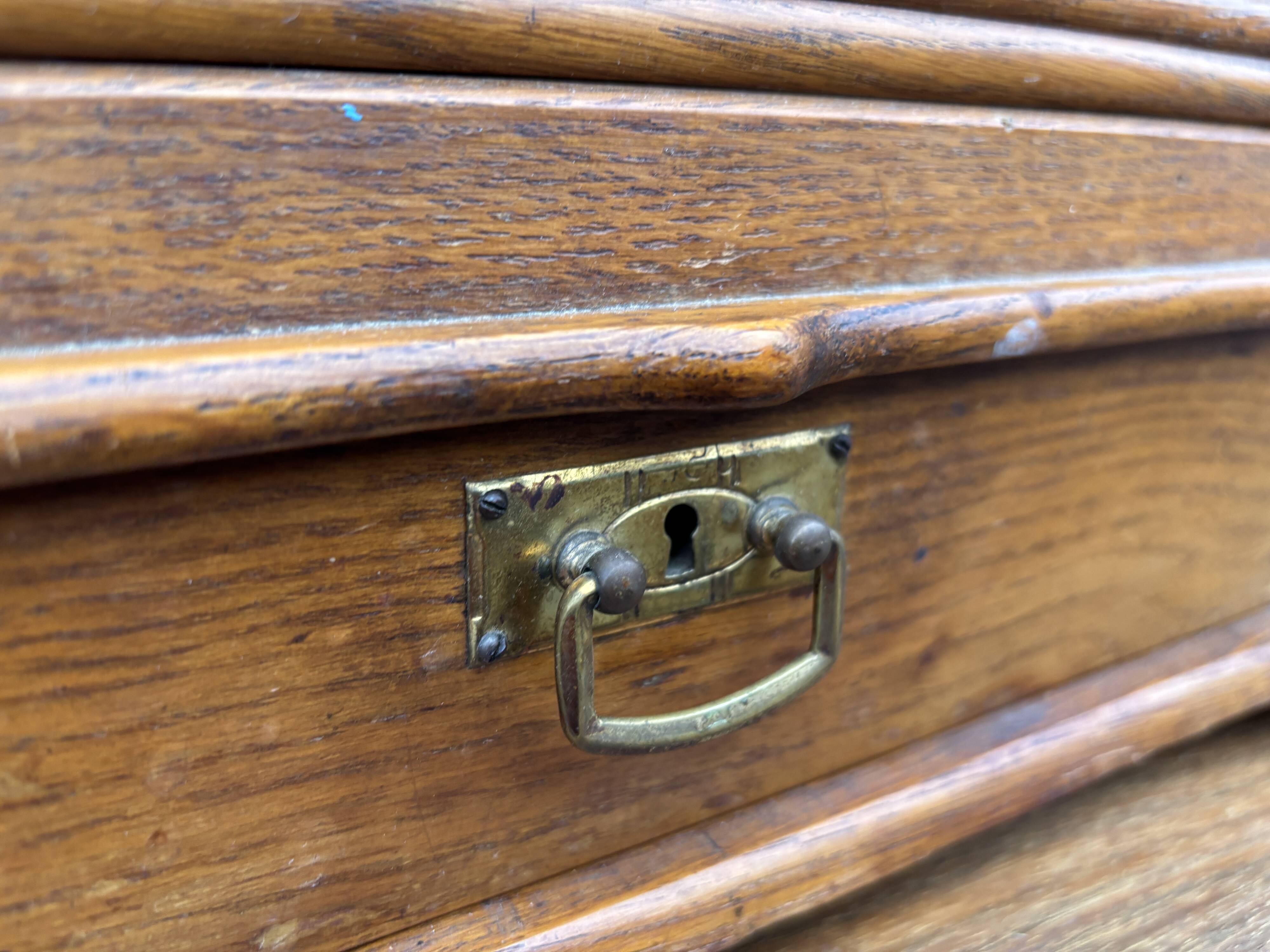 vintage American style office archive box