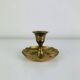 Vintage gold-plated brass candlestick
