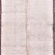 Tapis en laine terracotta, petits tapis shaggy en laine 210x130cm