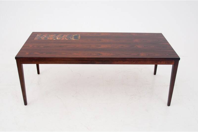 Table basse, design danois, années 60. Rénovée.