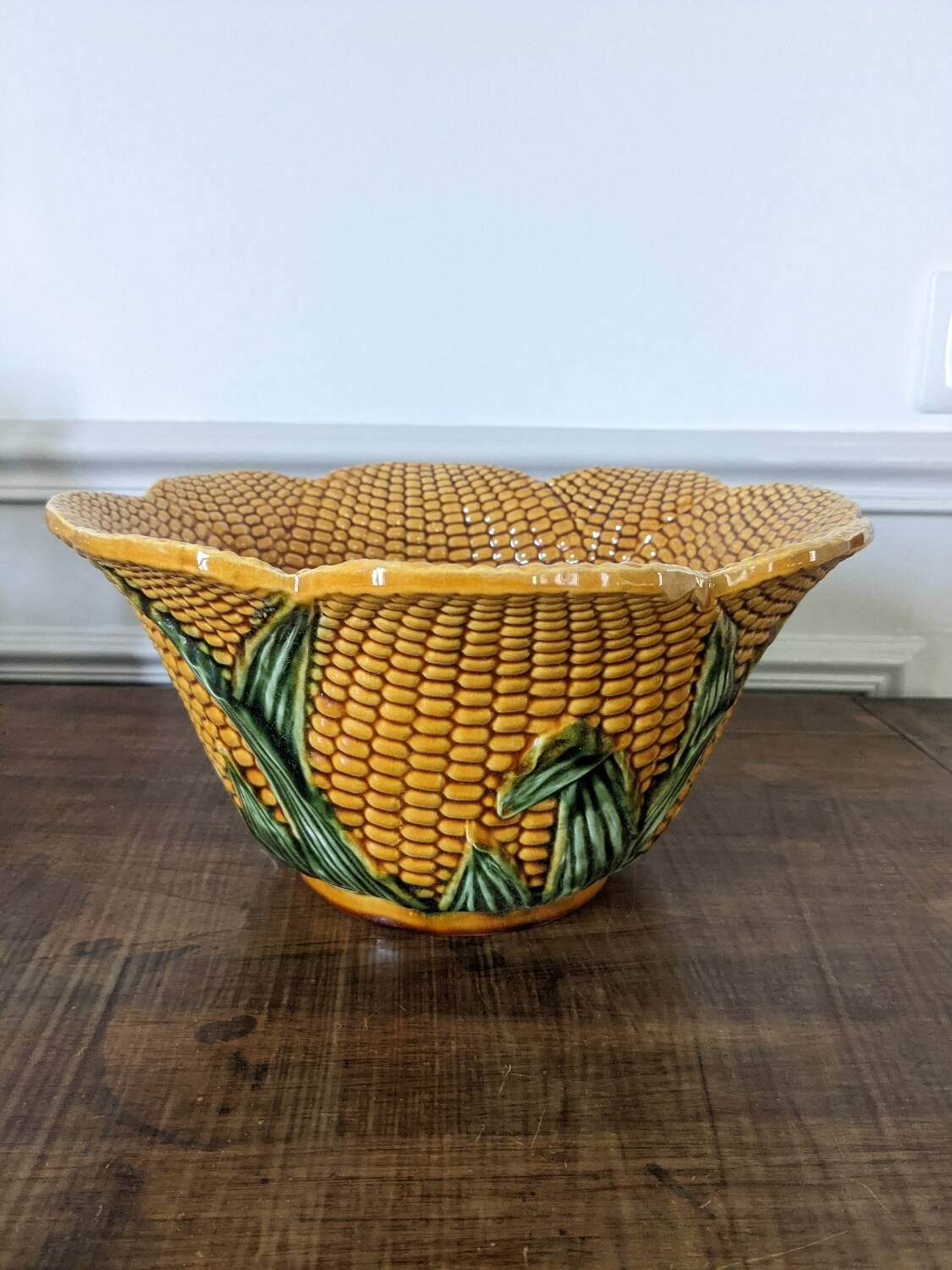 Corn salad bowl in slip