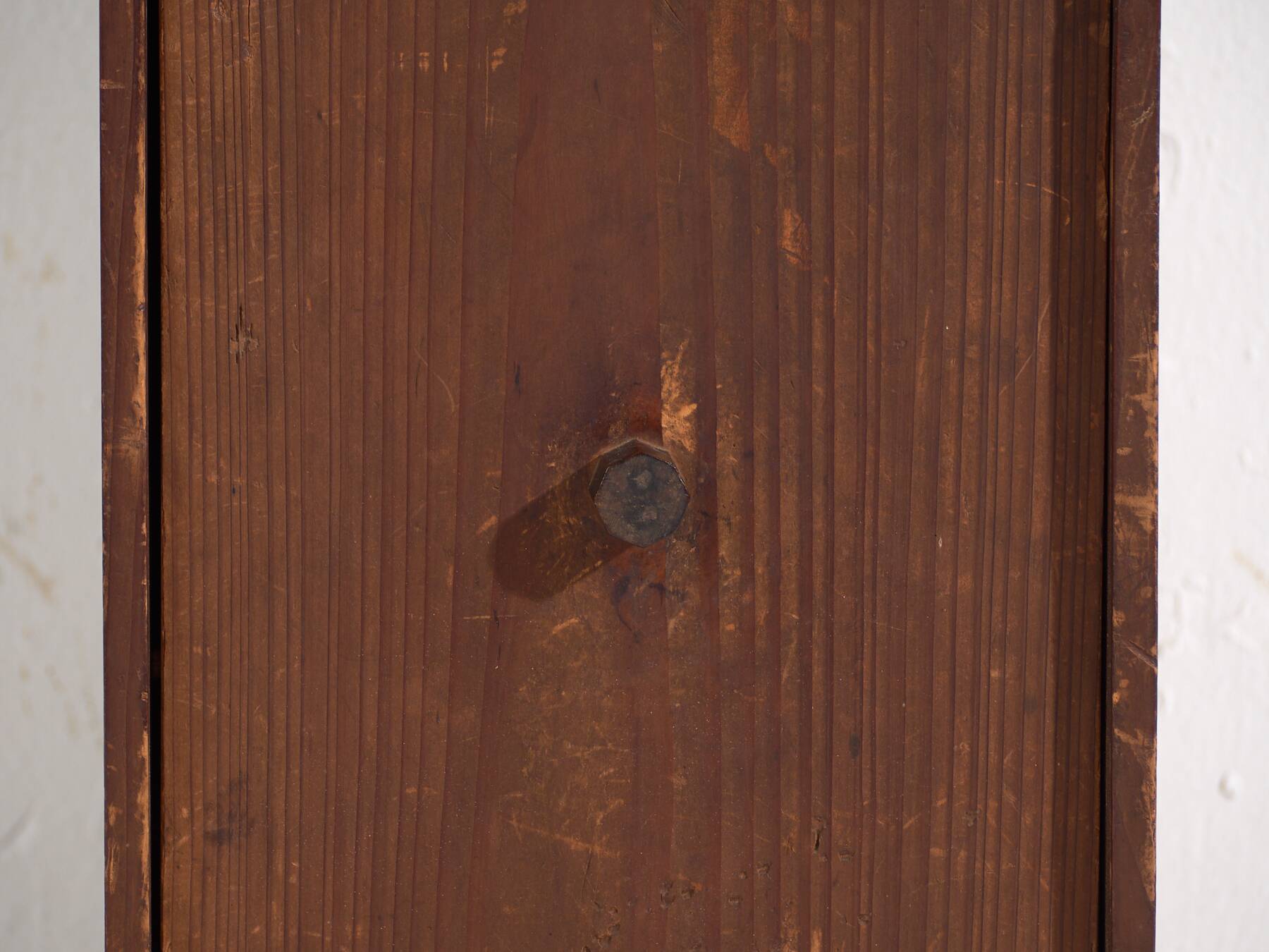 Small antique Japanese cedar furniture with a door and drawers – Taishō / early Shōwa period (circa 1912-1945)