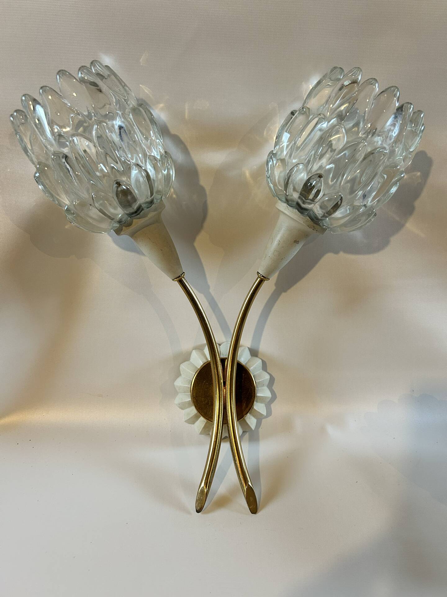 Pair of Hollywood Regency wall sconces