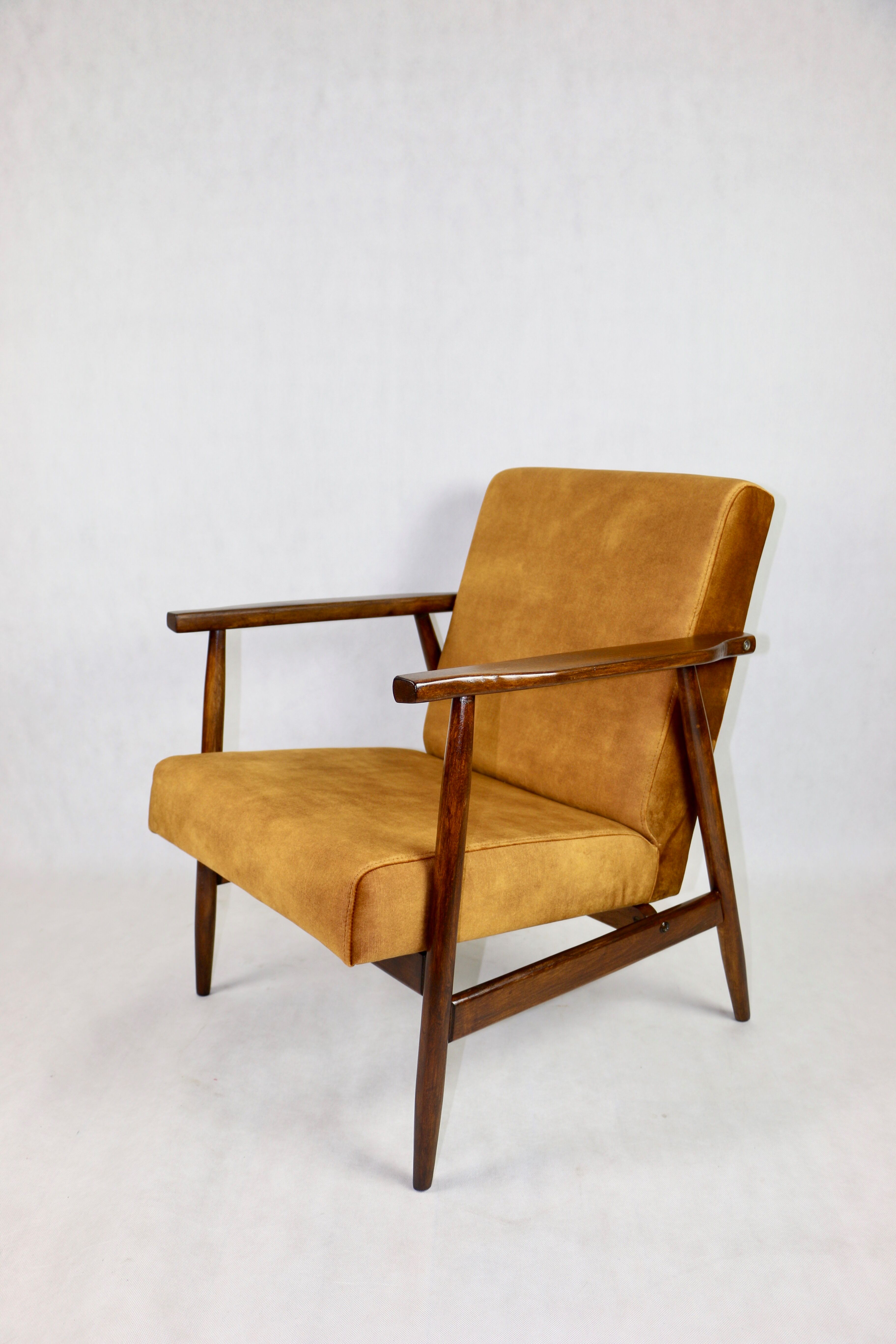 Vintage easy chair in brown chameleon, 1970s