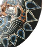 Black Mexican ceramic mask, South America, 1970s