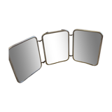 Mirror Barber vintage triptych 1960