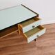 Vintage Scandinavian-style wooden desk