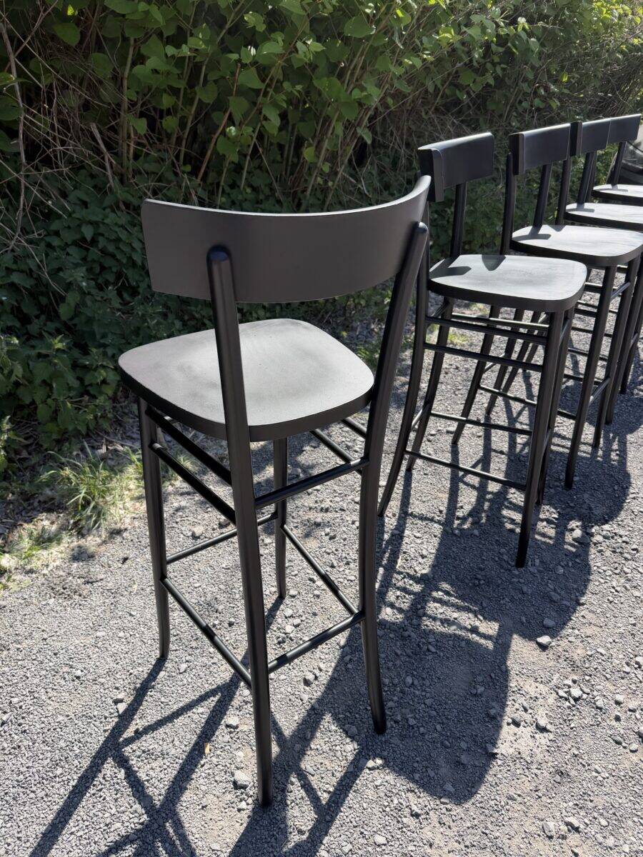 Suite de 6 tabourets de bar