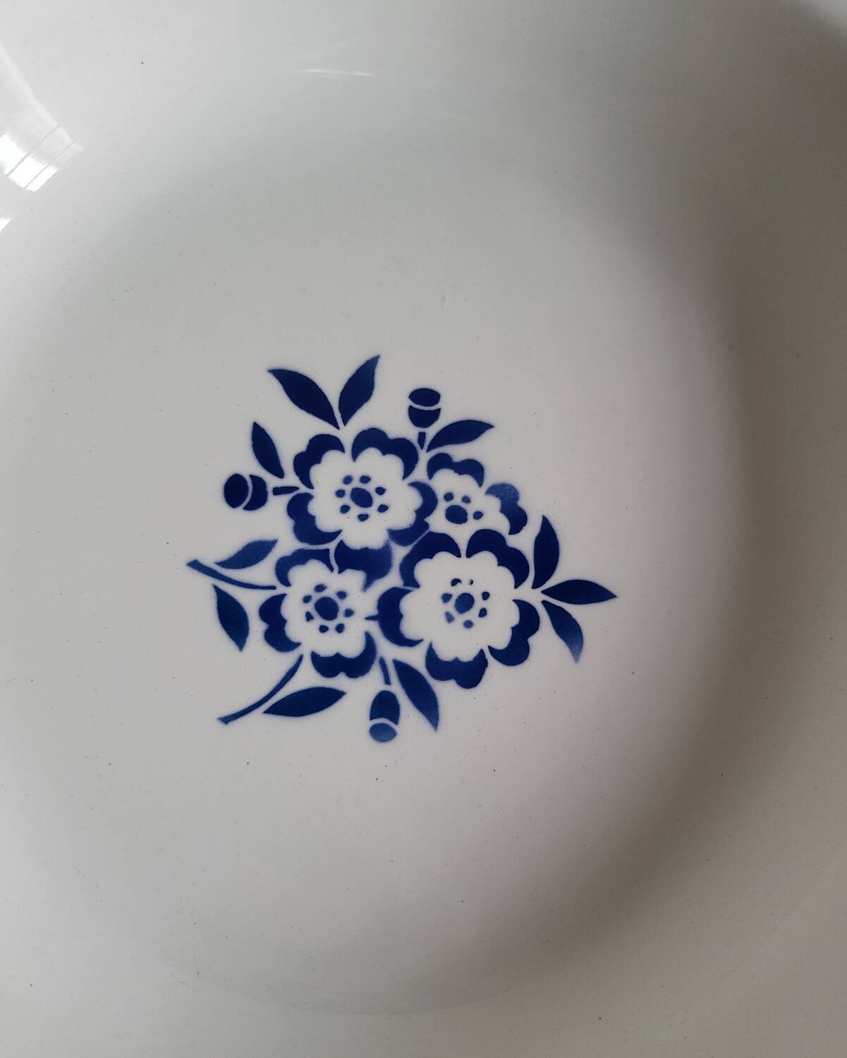 Large round hollow dish in earthenware Moulin des Loups & Hamage