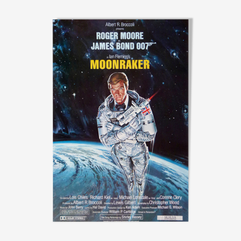 James Bond 007 film 1979 Moonraker  Roger Moore 70x104 cm