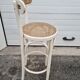 High rattan stool from 1970