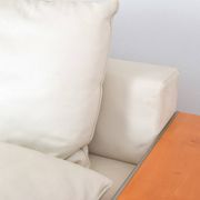 Italian Leather Sofa from Giorgetti, 1980s.