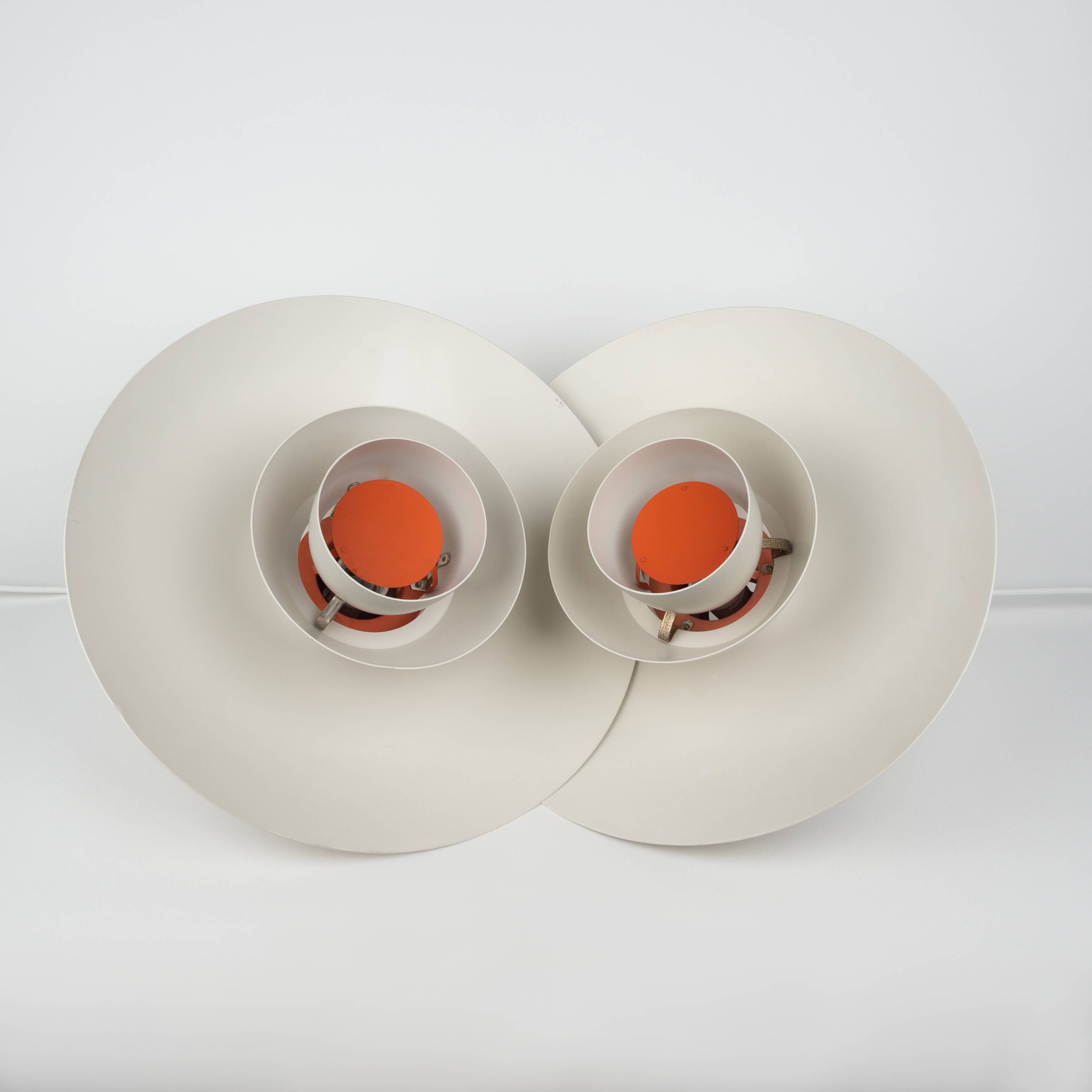 Paire de suspensions PH 4/3 par Poul Henningsen, Louis Poulsen, 1966