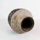 Ceramic vase in dark nuances by Loevemose Ceramics, 1960s