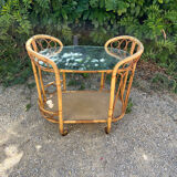 Rattan trolley