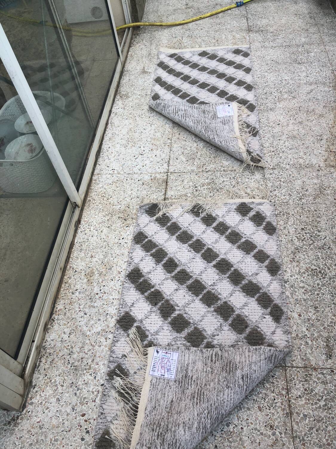 2 bedspreads 70 cm X 125 cm “handmade”