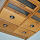 English Haberdashery Shop Cabinet with Glass Fronted Drawers, Circa 1930s