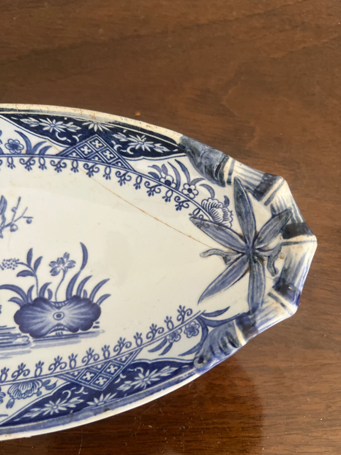 Ravier Creil and Montereau blue model Yedo