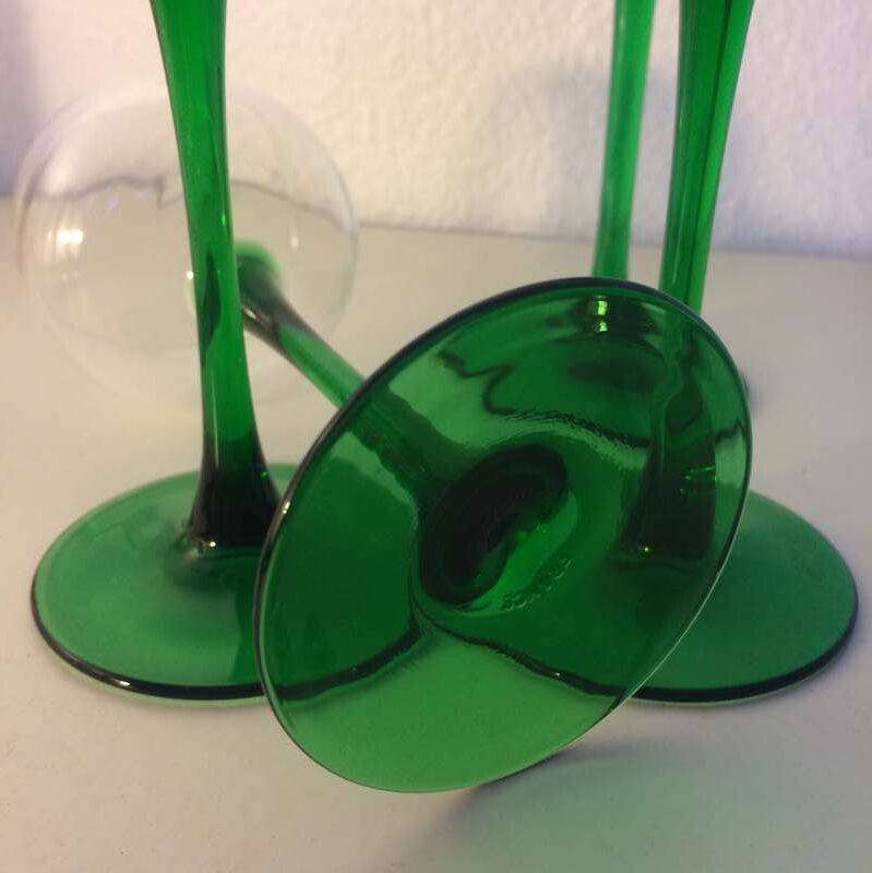 Vintage Alsace walking glasses