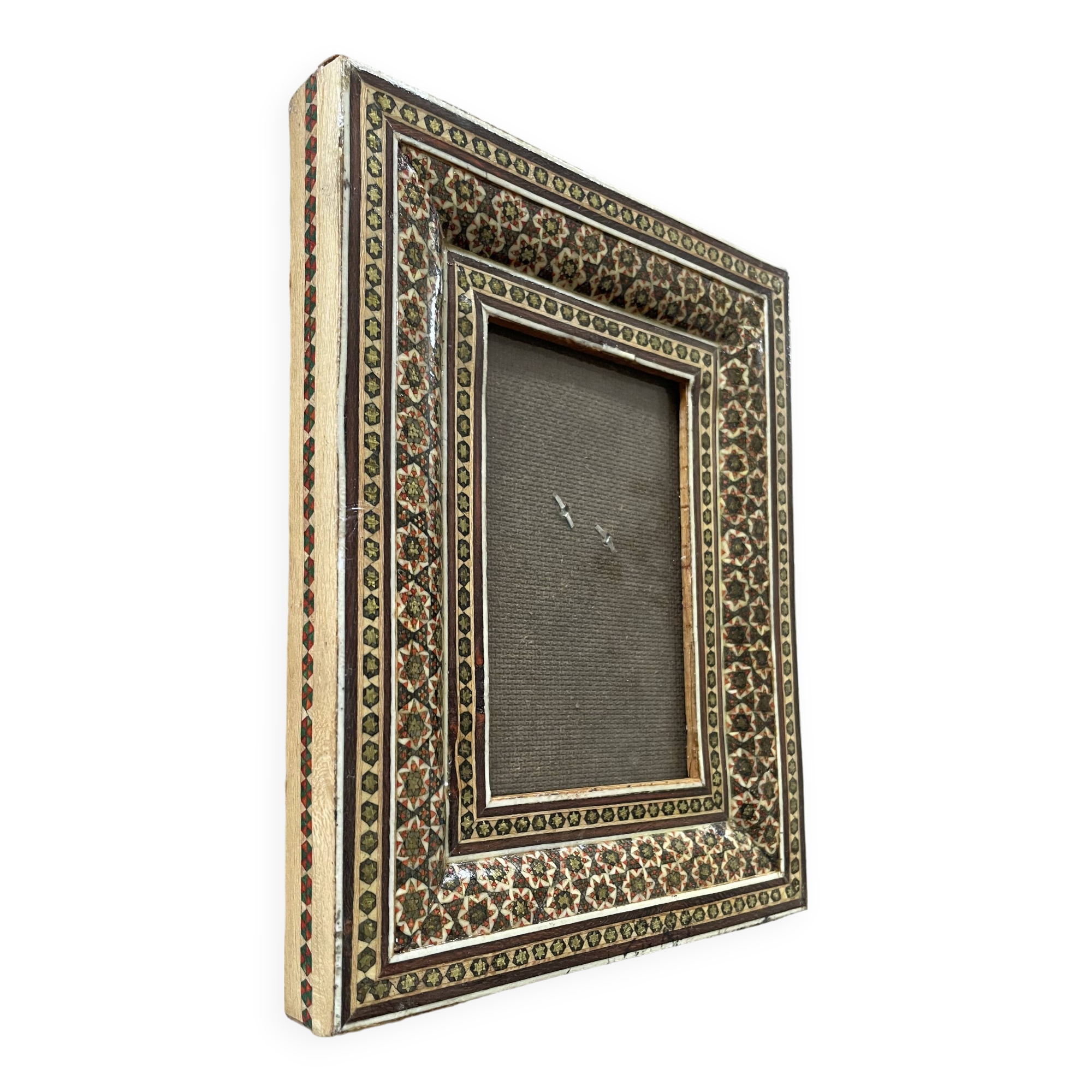 Persian marquetry frame 16x20cm