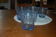 Set de 6 verres vintage bleus