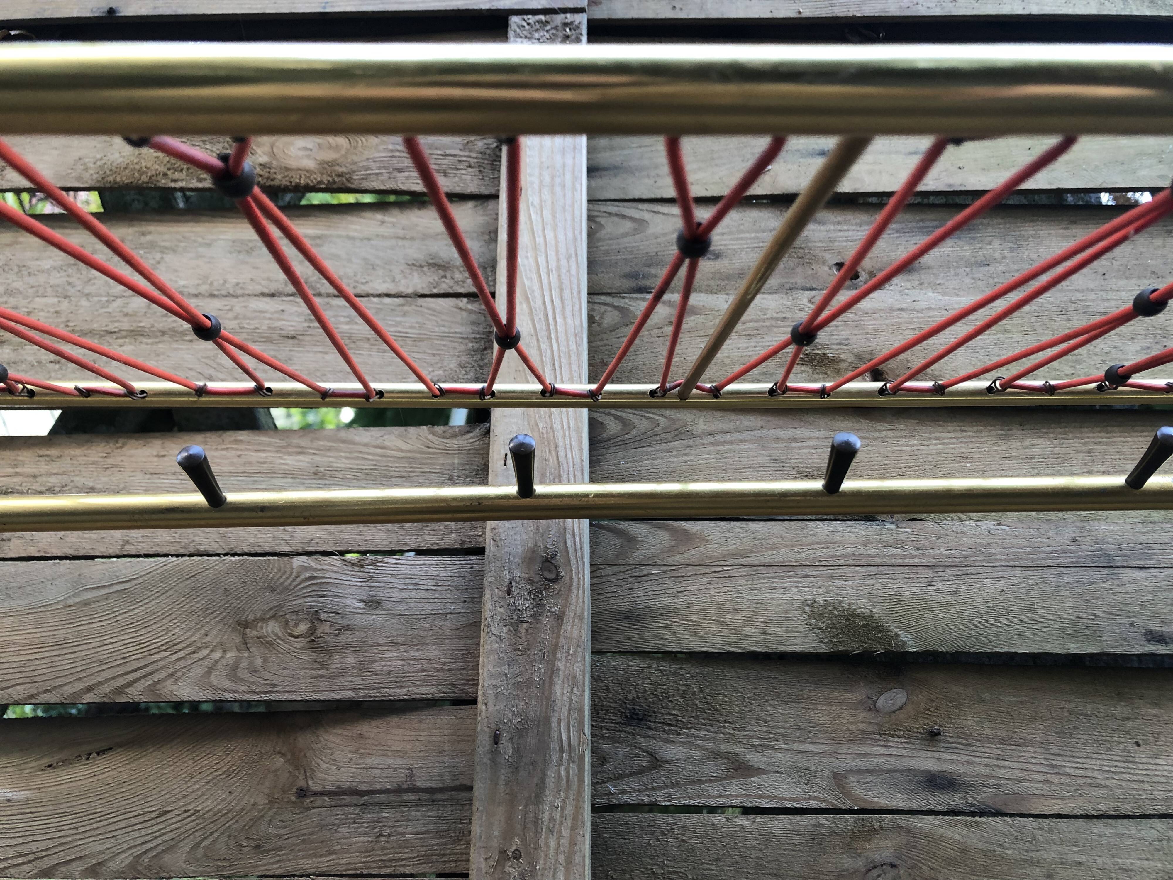 Vintage SNCF 70s wall rack