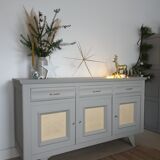 Vintage grey and canning sideboard