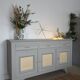 Vintage grey and canning sideboard